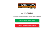 Tablet Screenshot of eastown.com